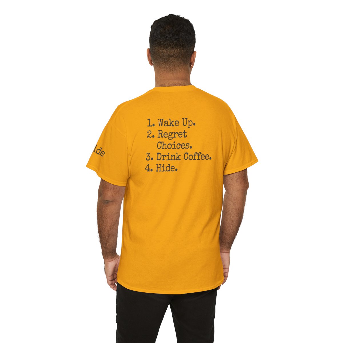 Color: Gold | Daily Schedule Asset Premium Graphic Tee