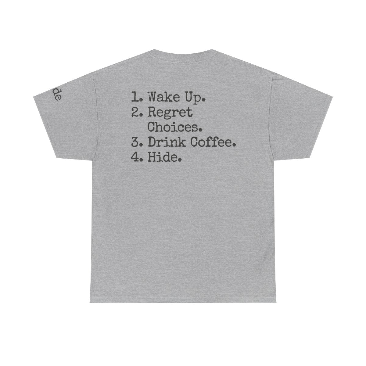 Color: Sport Grey | Daily Schedule Asset Premium Graphic Tee
