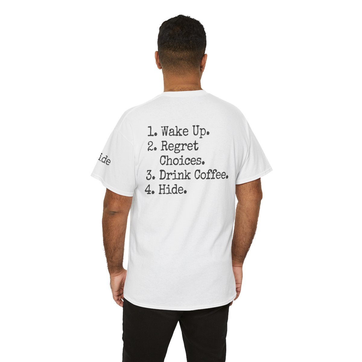 Color: White | Daily Schedule Asset Premium Graphic Tee