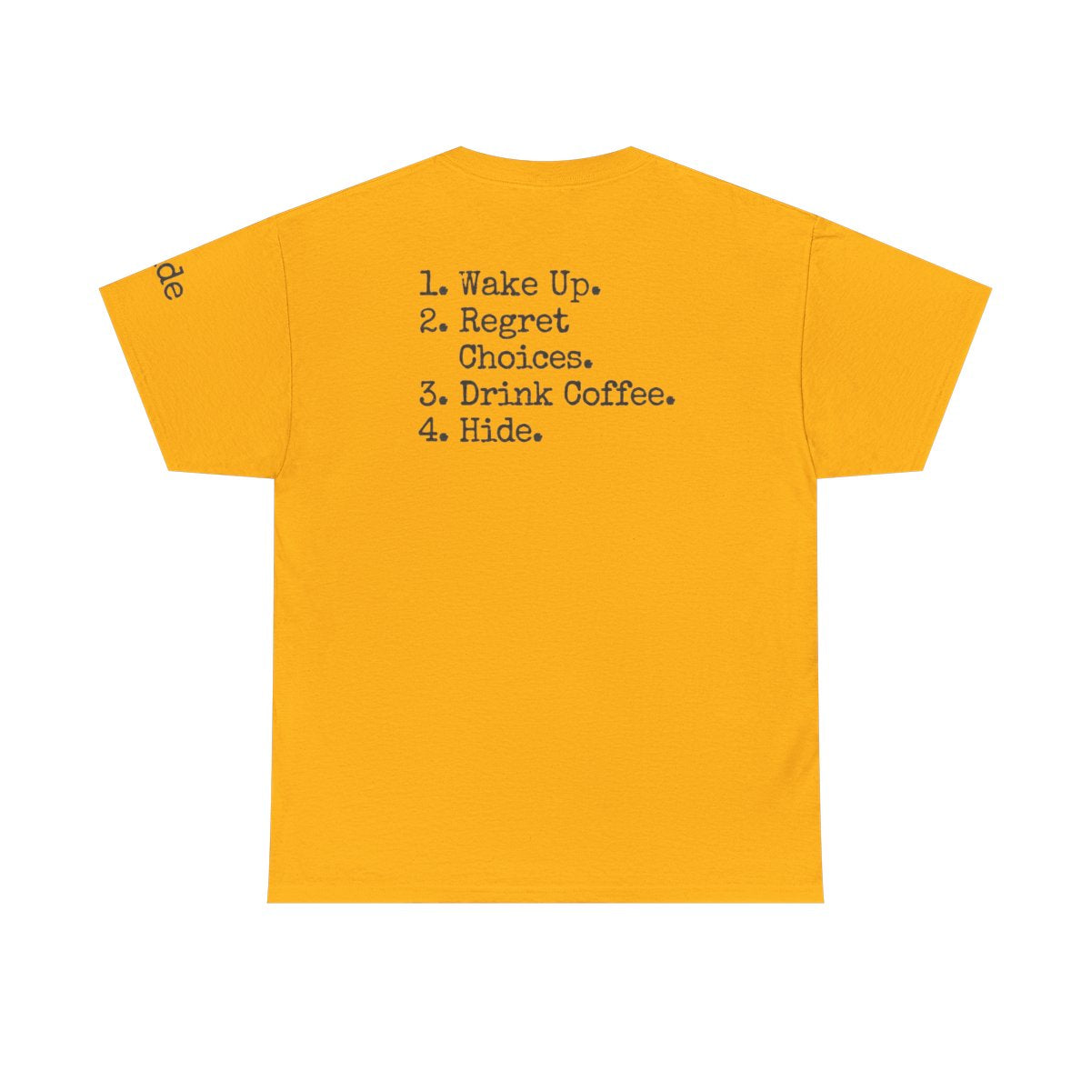 Color: Gold | Daily Schedule Asset Premium Graphic Tee