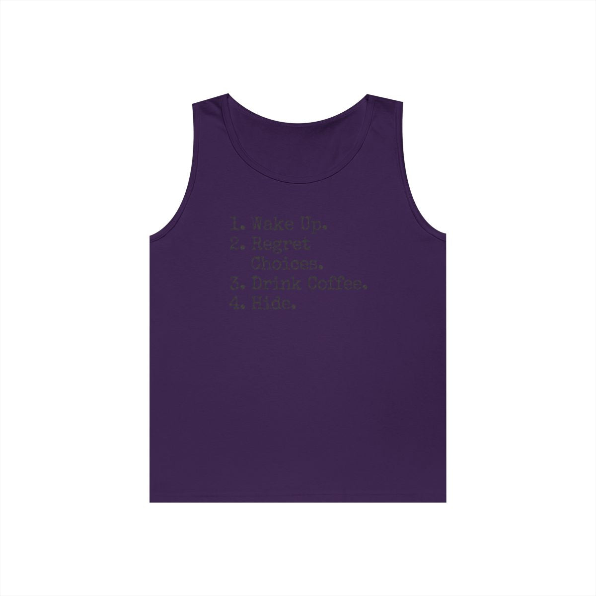 Color: Purple | Daily Schedule Asset Tank Top