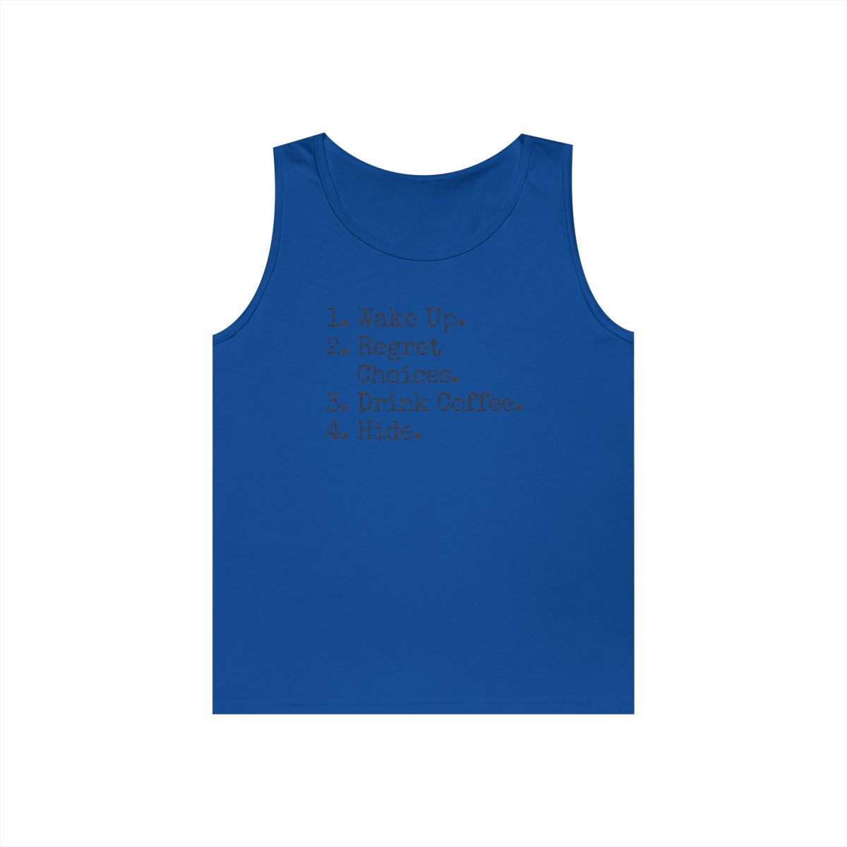 Color: Royal | Daily Schedule Asset Tank Top