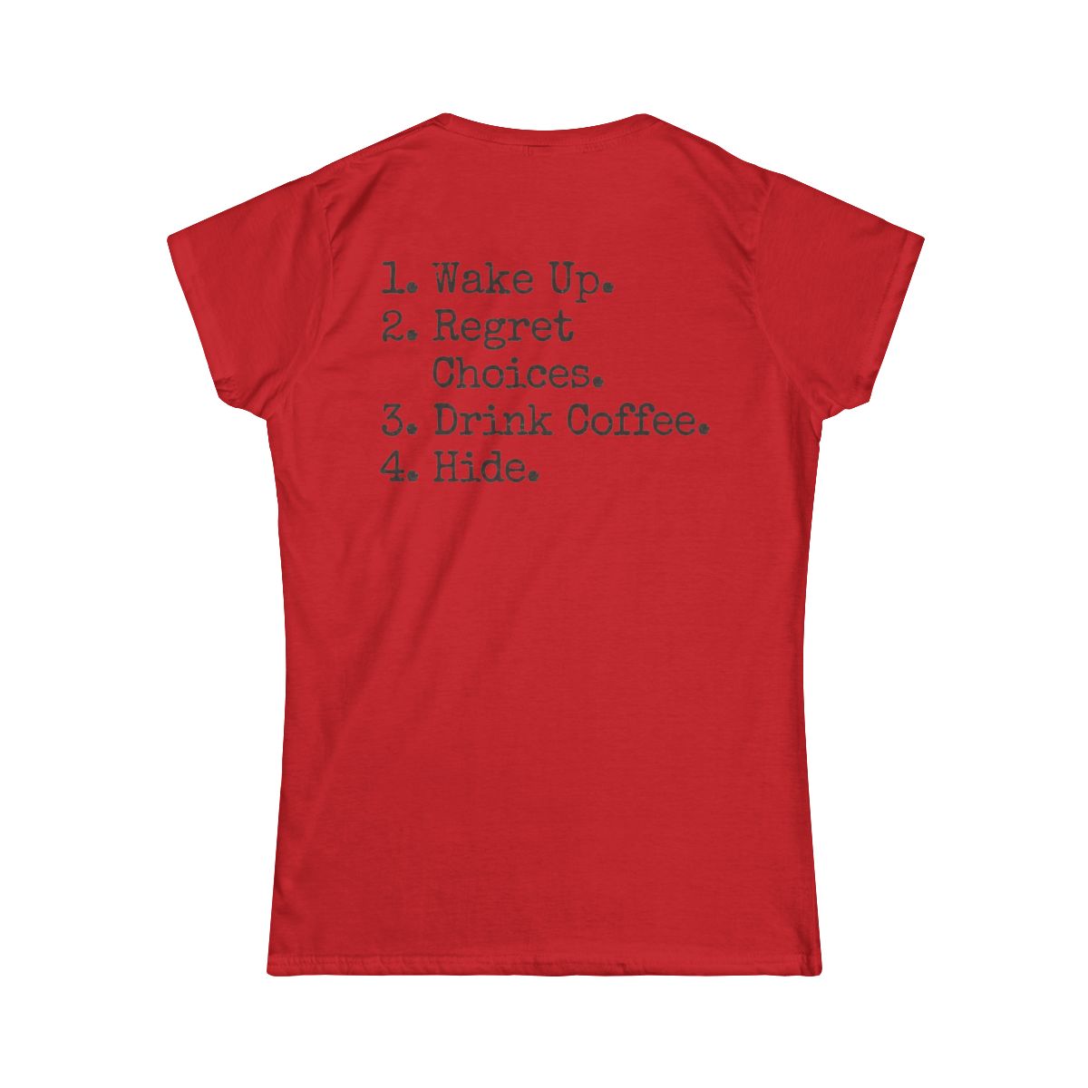 Color: Red | Daily Schedule Asset Women's Tee
