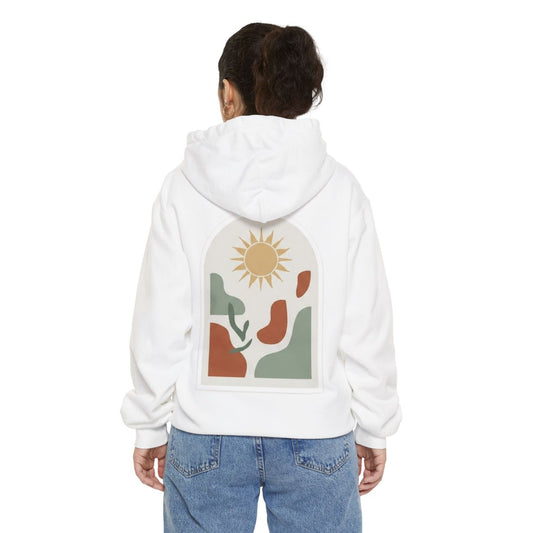 Color: White | Desert Sun Garment-Dyed Hoodie