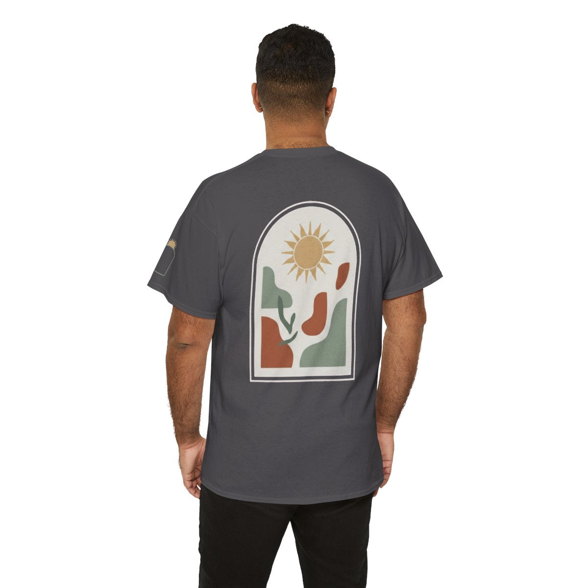 Color: Charcoal | Desert Sun Premium Graphic Tee