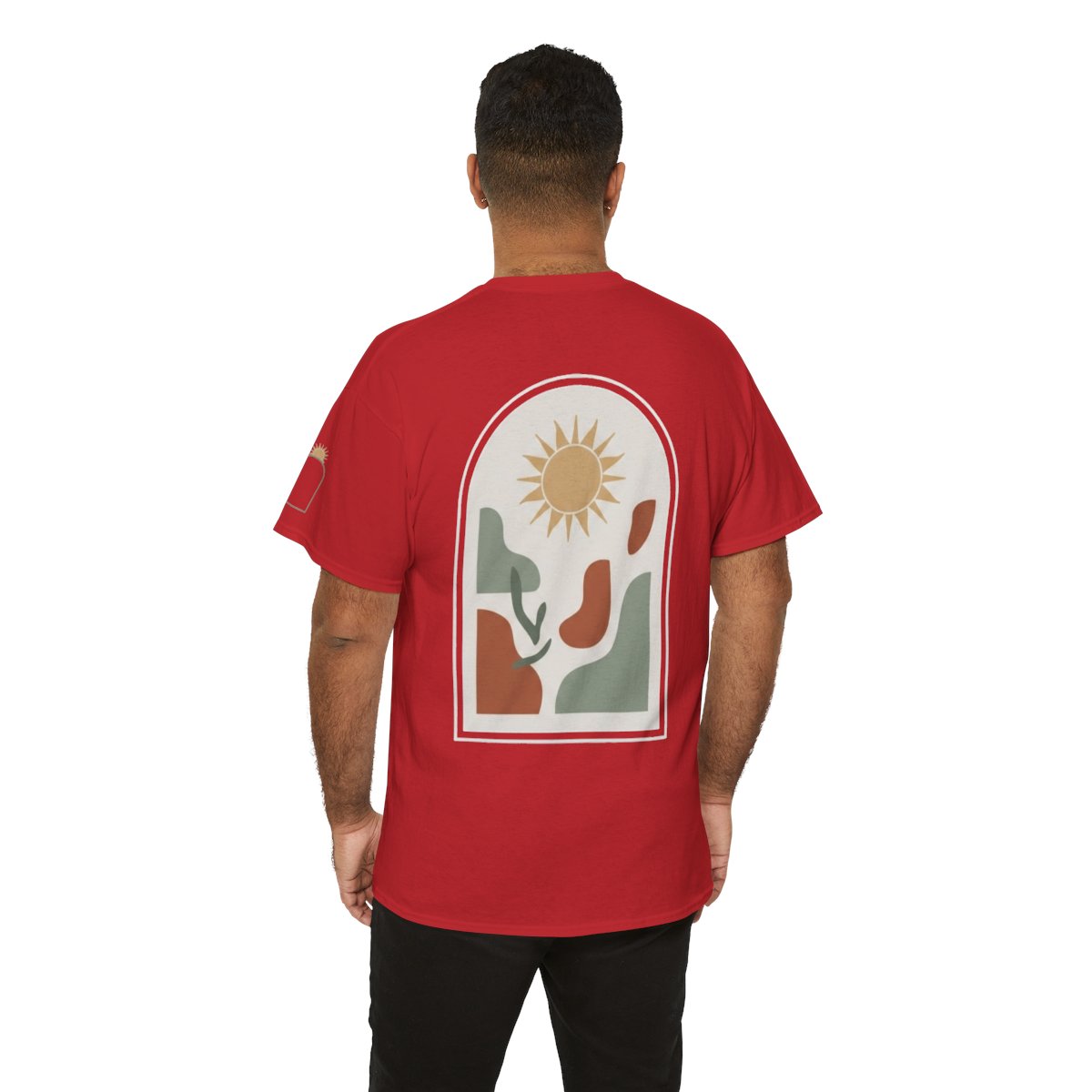 Color: Red | Desert Sun Premium Graphic Tee