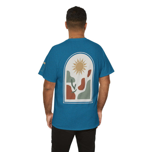 Color: Antique Sapphire | Desert Sun Premium Graphic Tee