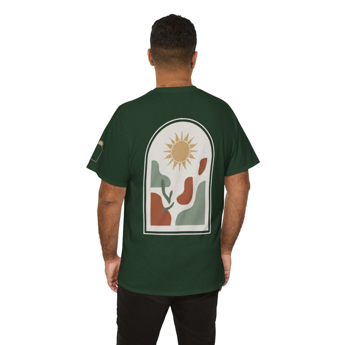 Color: Forest Green | Desert Sun Premium Graphic Tee