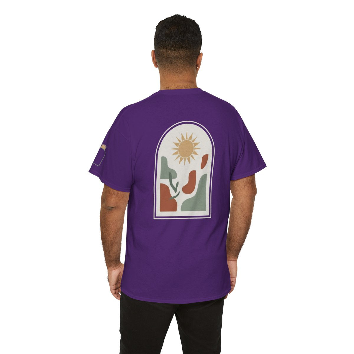 Color: Purple | Desert Sun Premium Graphic Tee