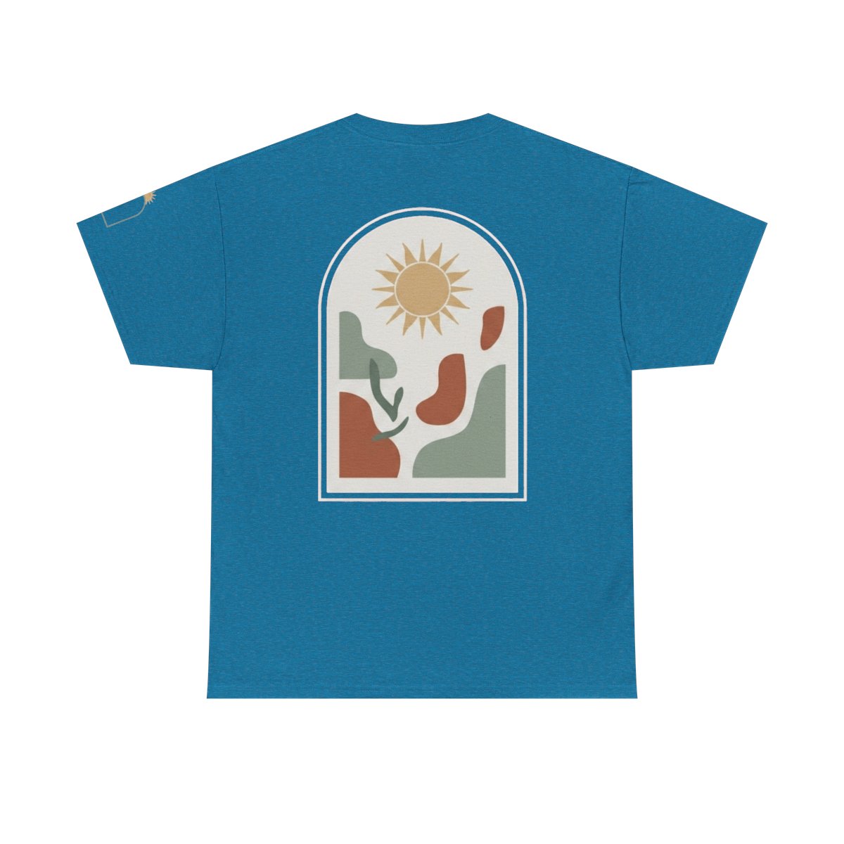 Color: Antique Sapphire | Desert Sun Premium Graphic Tee