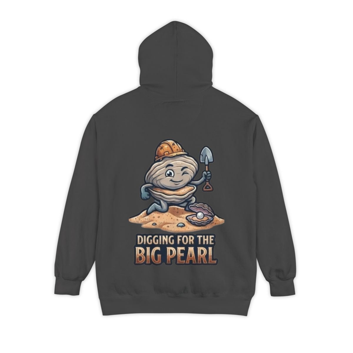 Color: Pepper | Digging For The Big Pearl Garment-Dyed Hoodie
