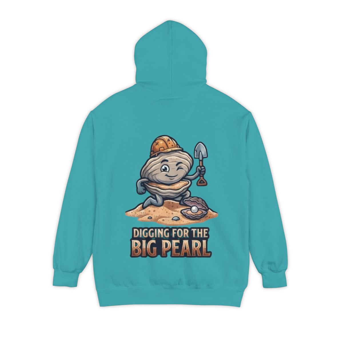Color: Seafoam | Digging For The Big Pearl Garment-Dyed Hoodie