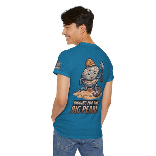 Color: Antique Sapphire | Digging For The Big Pearl Premium Graphic Tee