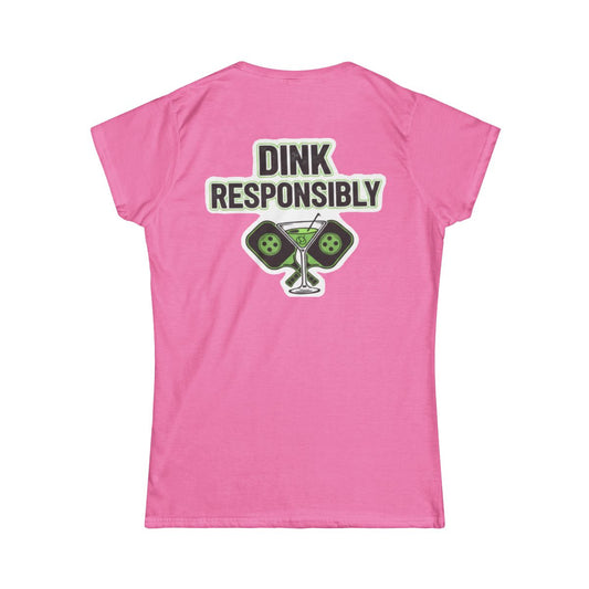 Color: Azalea | Dink Responsibly Women's Tee