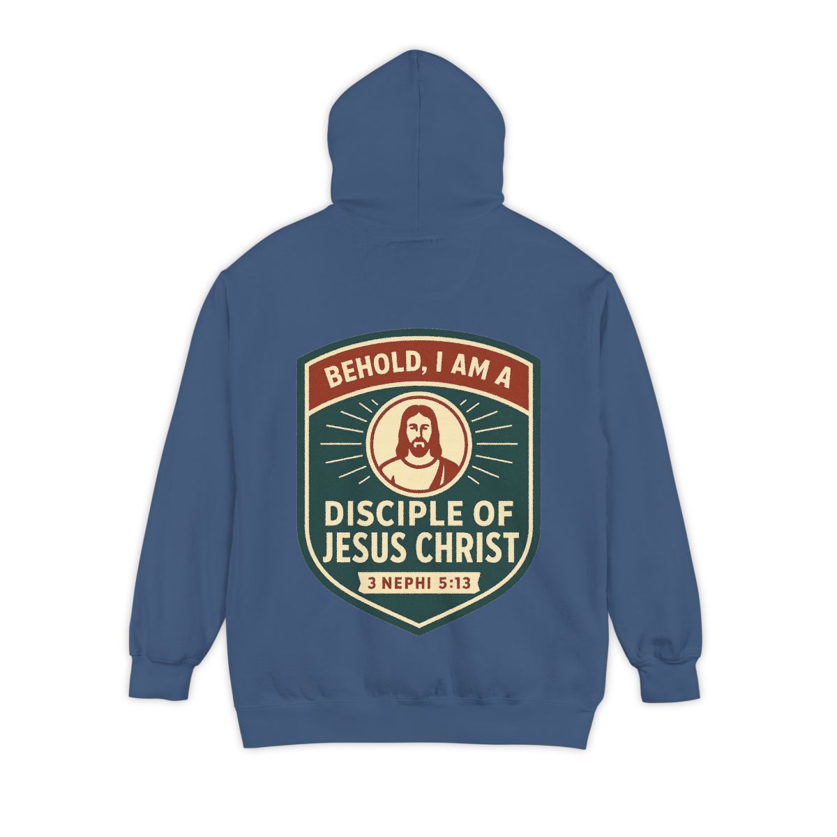 Color: True Navy | Disciple of Christ Garment-Dyed Hoodie