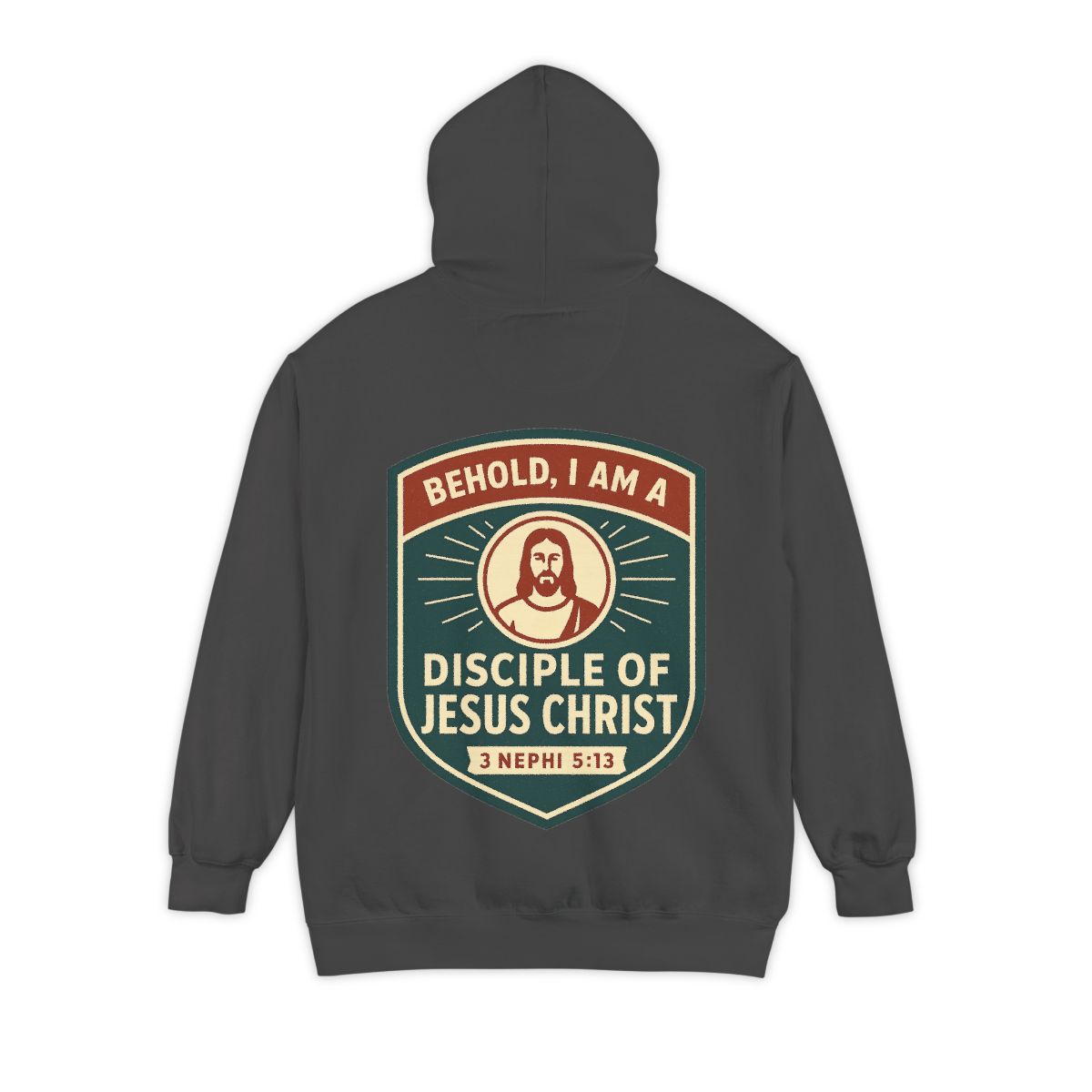 Color: Pepper | Disciple of Christ Garment-Dyed Hoodie