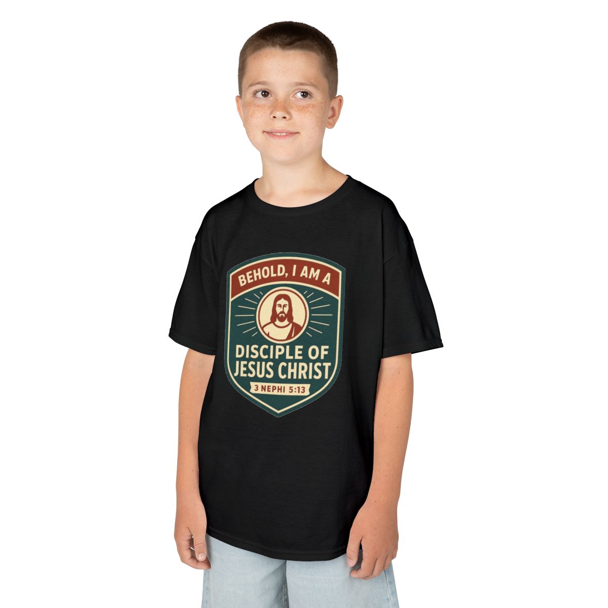 Color: Black | Disciple of Christ Kids Tee