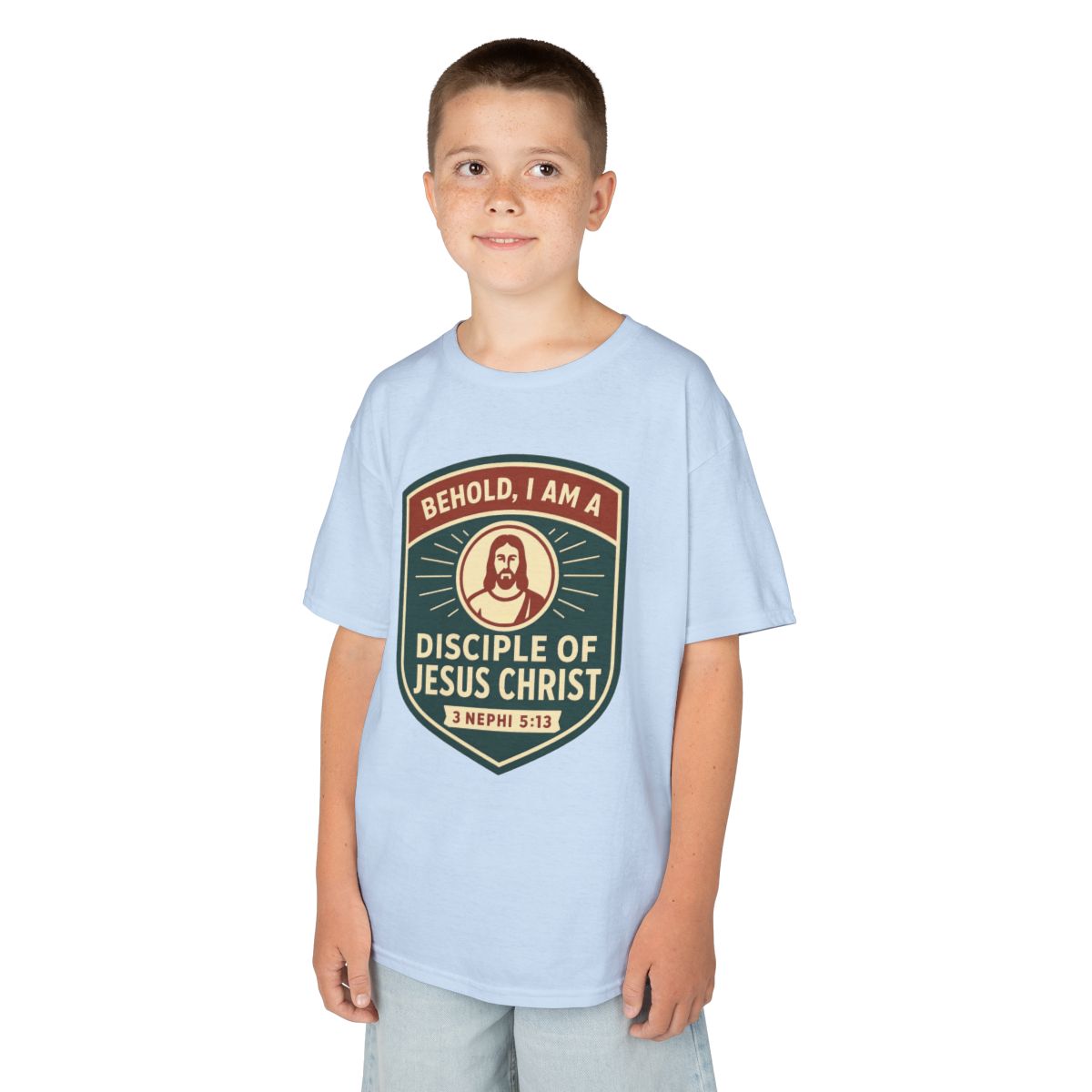 Color: Light Blue | Disciple of Christ Kids Tee