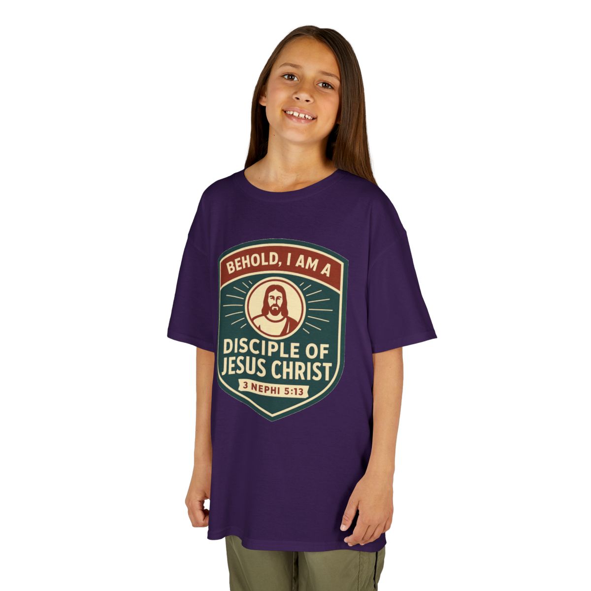 Color: Purple | Disciple of Christ Kids Tee