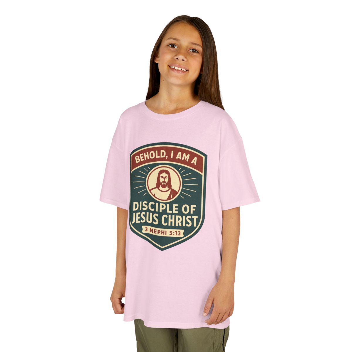 Color: Light Pink | Disciple of Christ Kids Tee