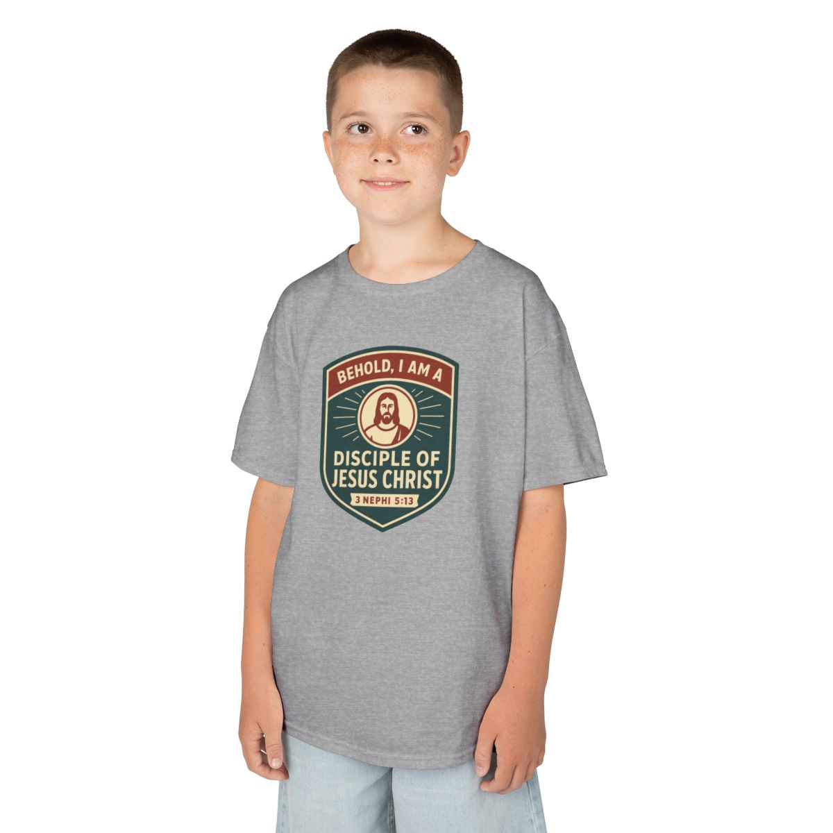 Color: Sport Grey | Disciple of Christ Kids Tee