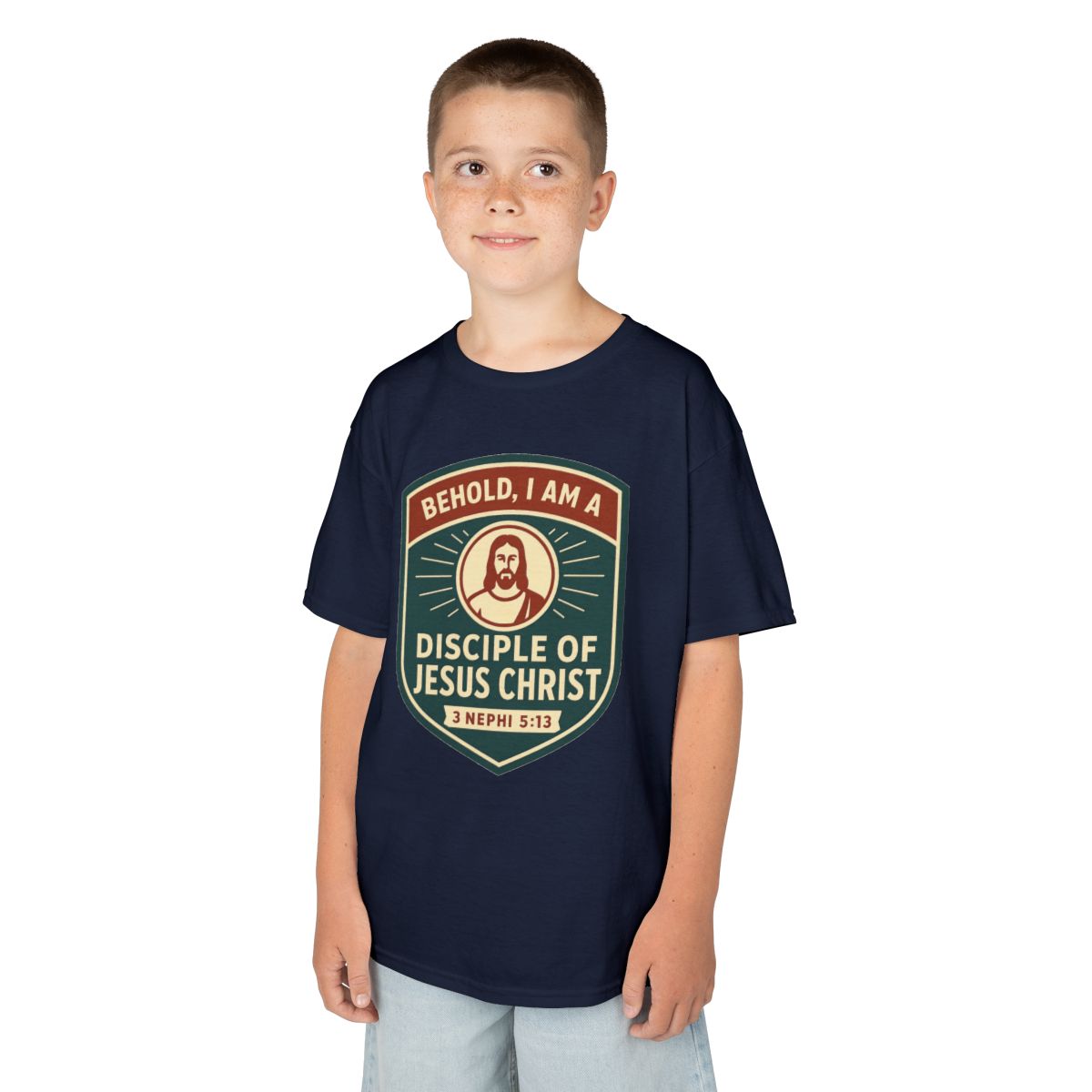 Color: Navy | Disciple of Christ Kids Tee