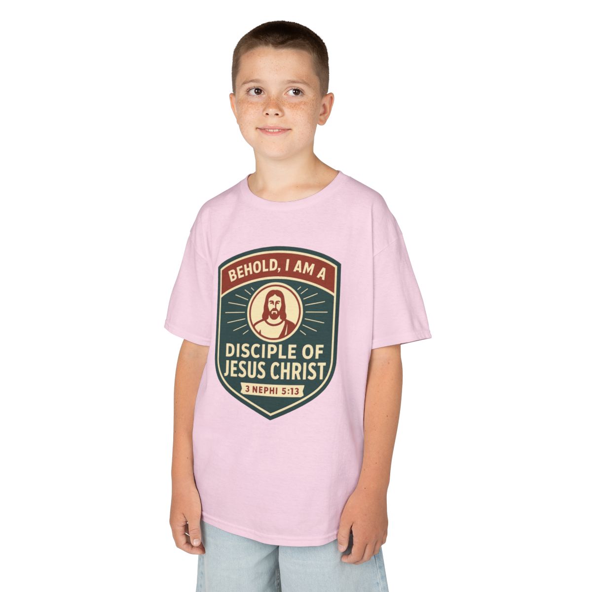 Color: Light Pink | Disciple of Christ Kids Tee