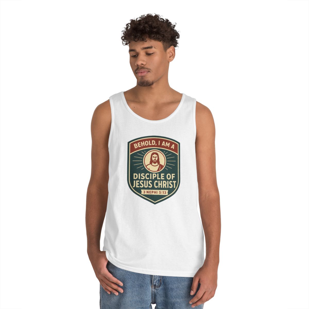 Color: White | Disciple of Christ Tank Top