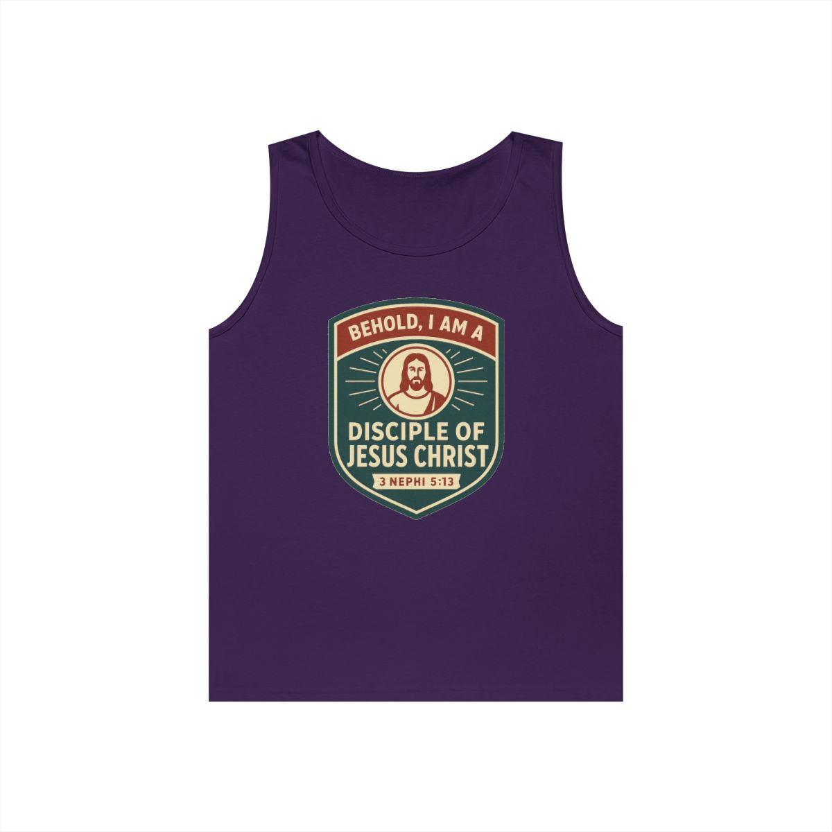 Color: Purple | Disciple of Christ Tank Top