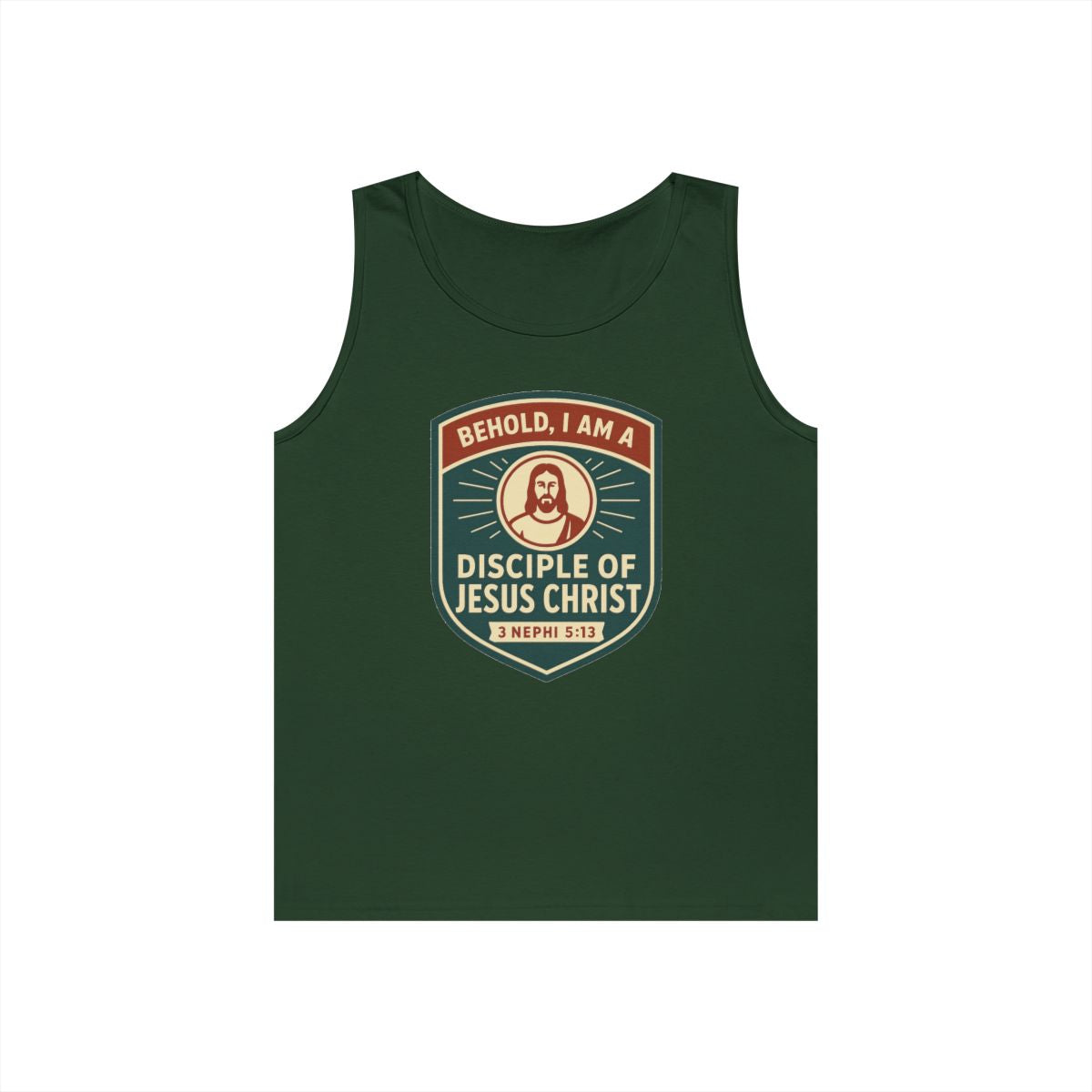 Color: Forest Green | Disciple of Christ Tank Top