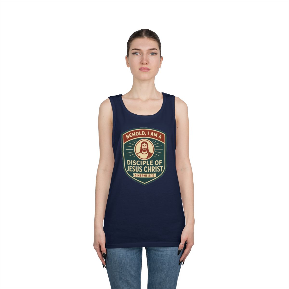 Color: Navy | Disciple of Christ Tank Top