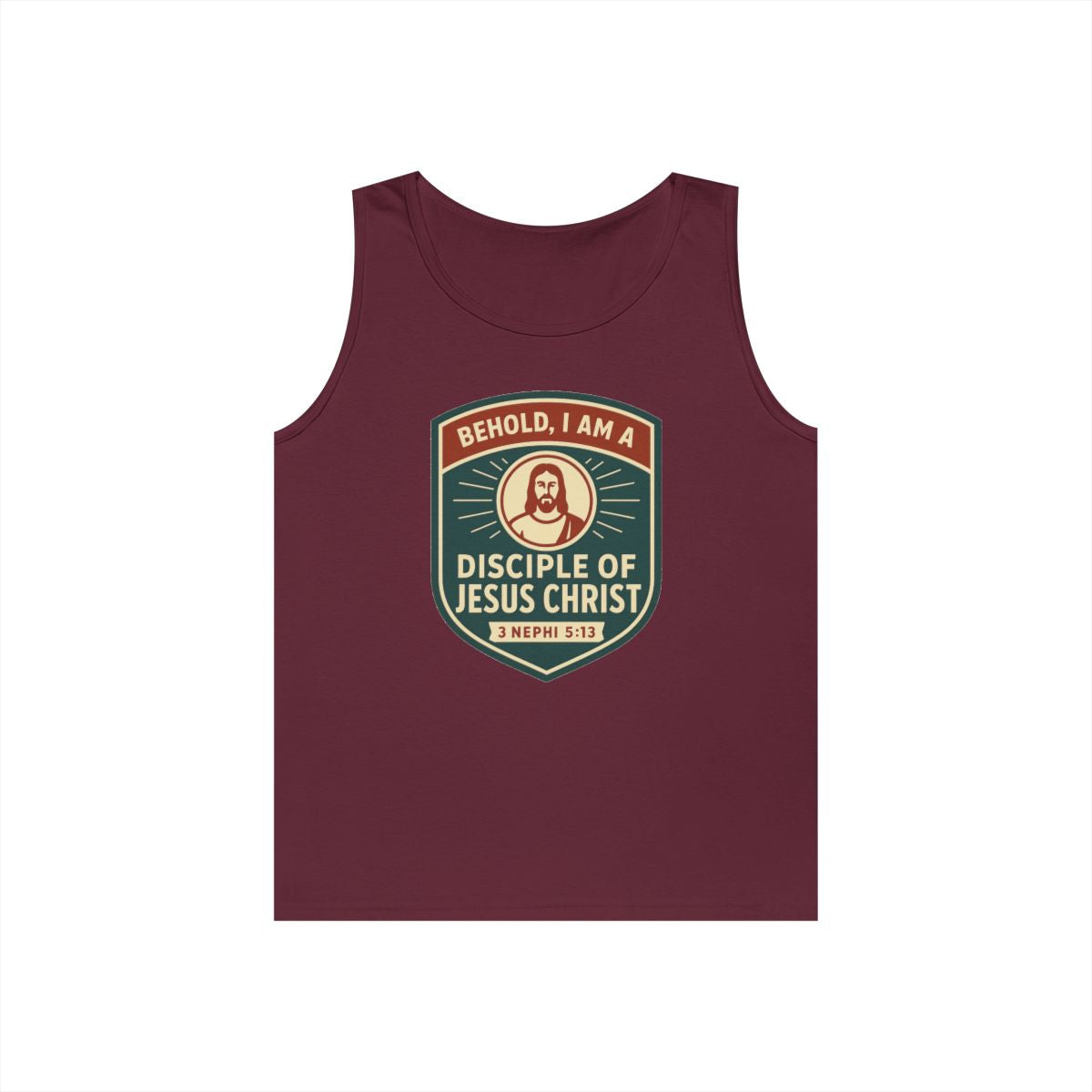 Color: Maroon | Disciple of Christ Tank Top