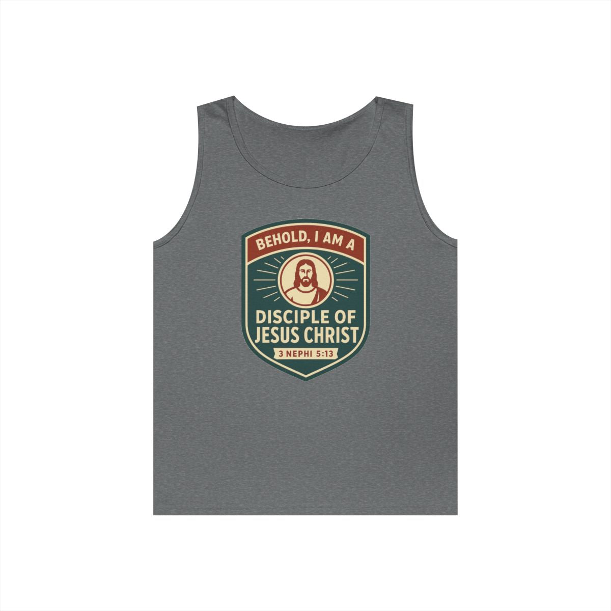 Color: Graphite Heather | Disciple of Christ Tank Top