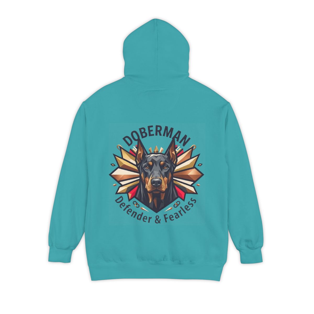 Color: Seafoam | Doberman Defender Garment-Dyed Hoodie