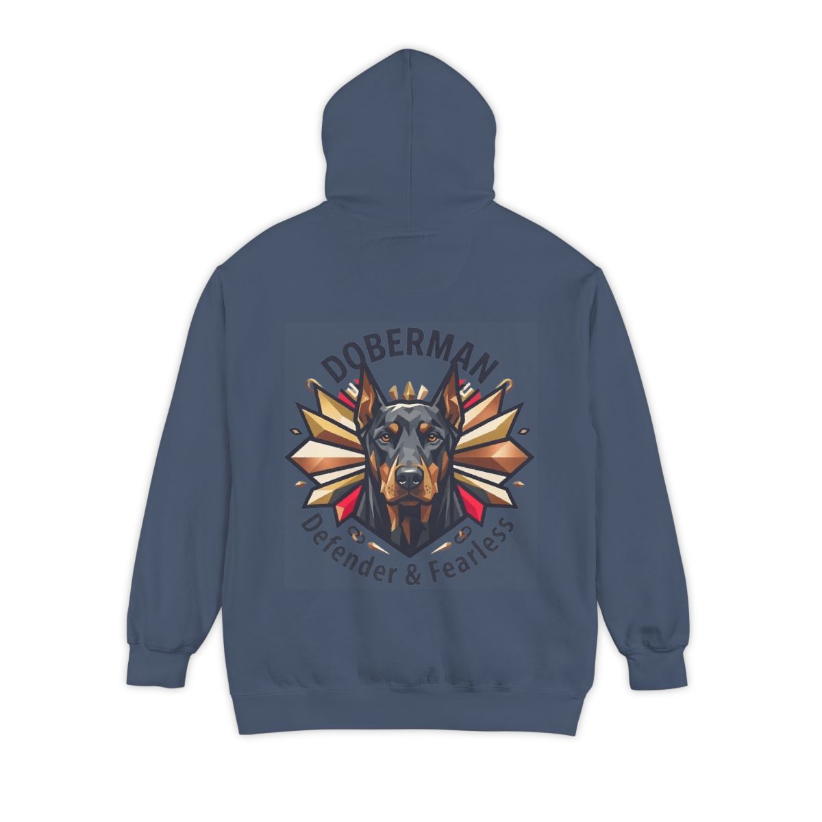 Color: Denim | Doberman Defender Garment-Dyed Hoodie