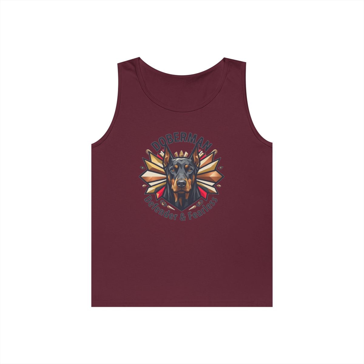 Color: Maroon | Doberman Defender Tank Top