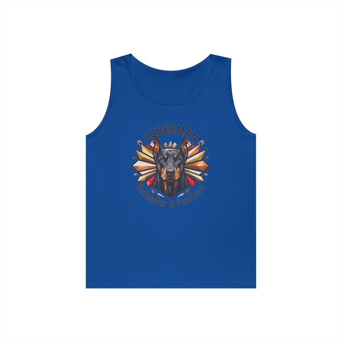 Color: Royal | Doberman Defender Tank Top