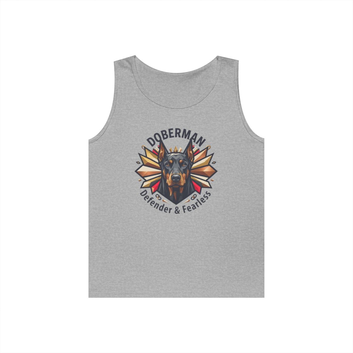 Color: Sport Grey | Doberman Defender Tank Top