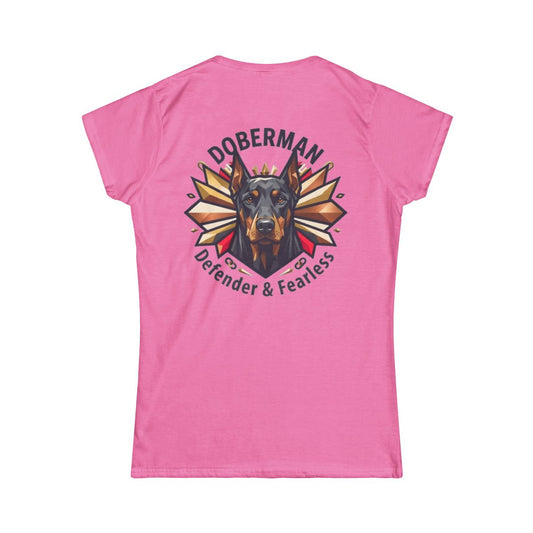Color: Azalea | Doberman Defender Women's Tee