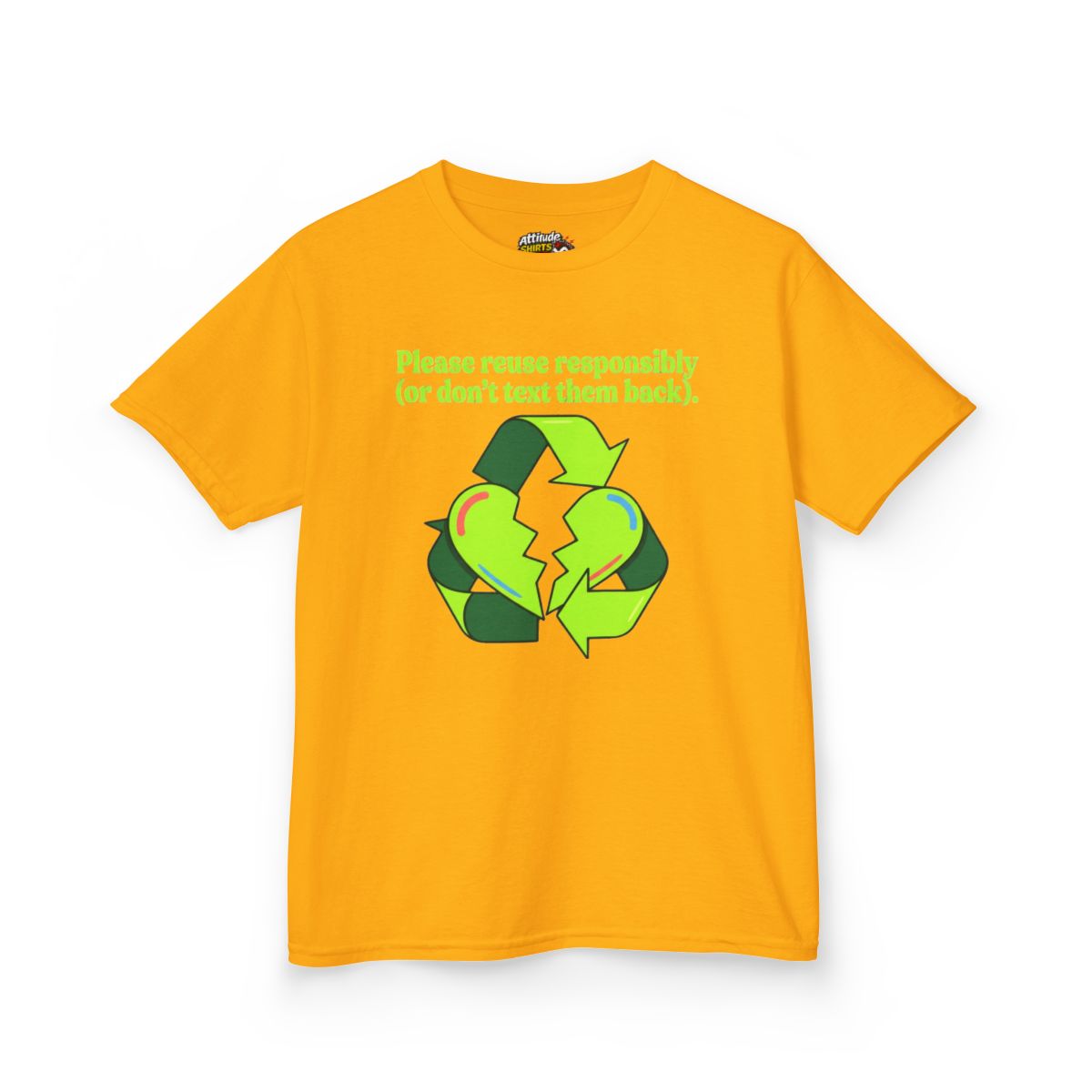 Color: Gold | Don't Text Them Back Kids Tee
