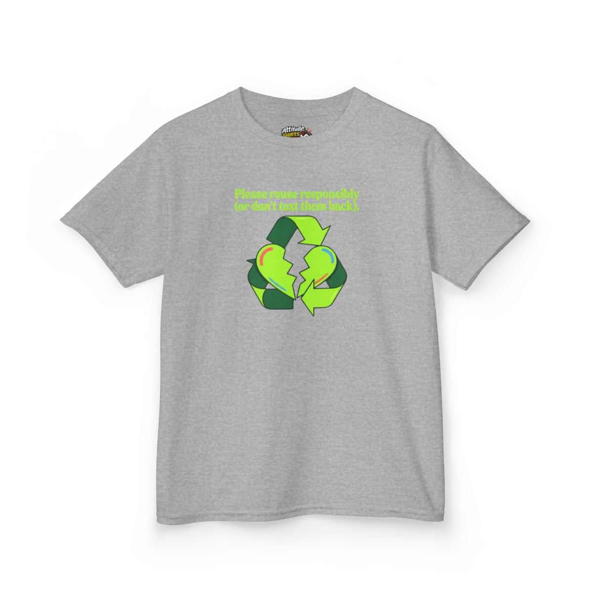 Color: Sport Grey | Don't Text Them Back Kids Tee