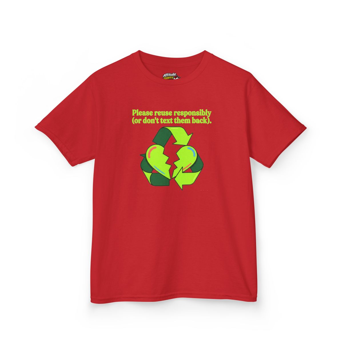 Color: Red | Don't Text Them Back Kids Tee