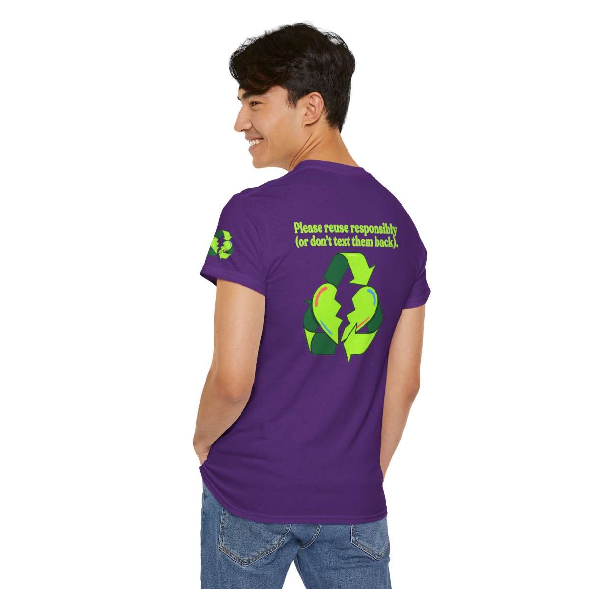 Color: Purple | Don't Text Them Back Premium Graphic Tee