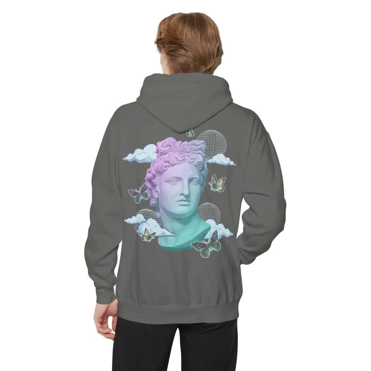Color: Grey | Dreamscape Garment-Dyed Hoodie