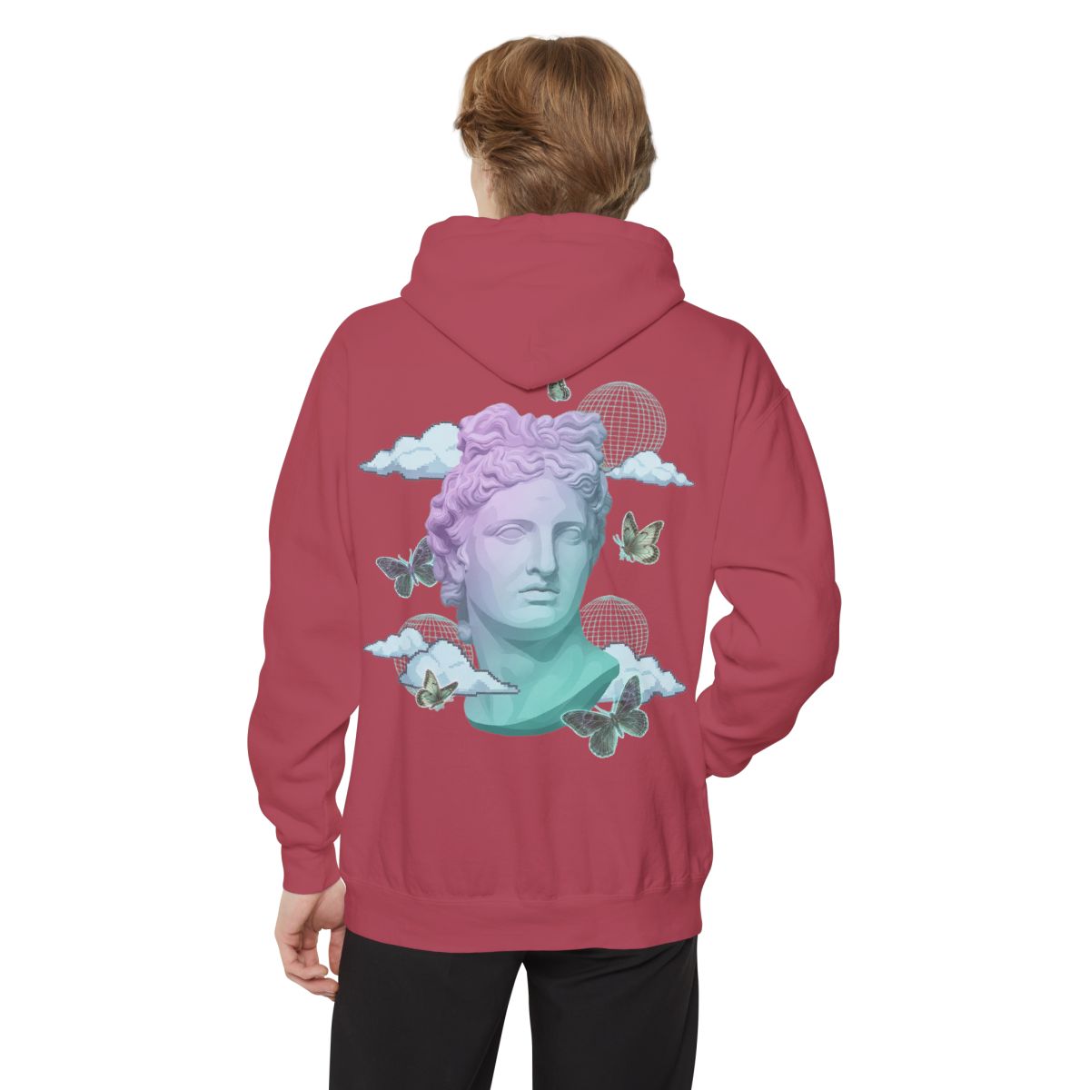 Color: Crimson | Dreamscape Garment-Dyed Hoodie
