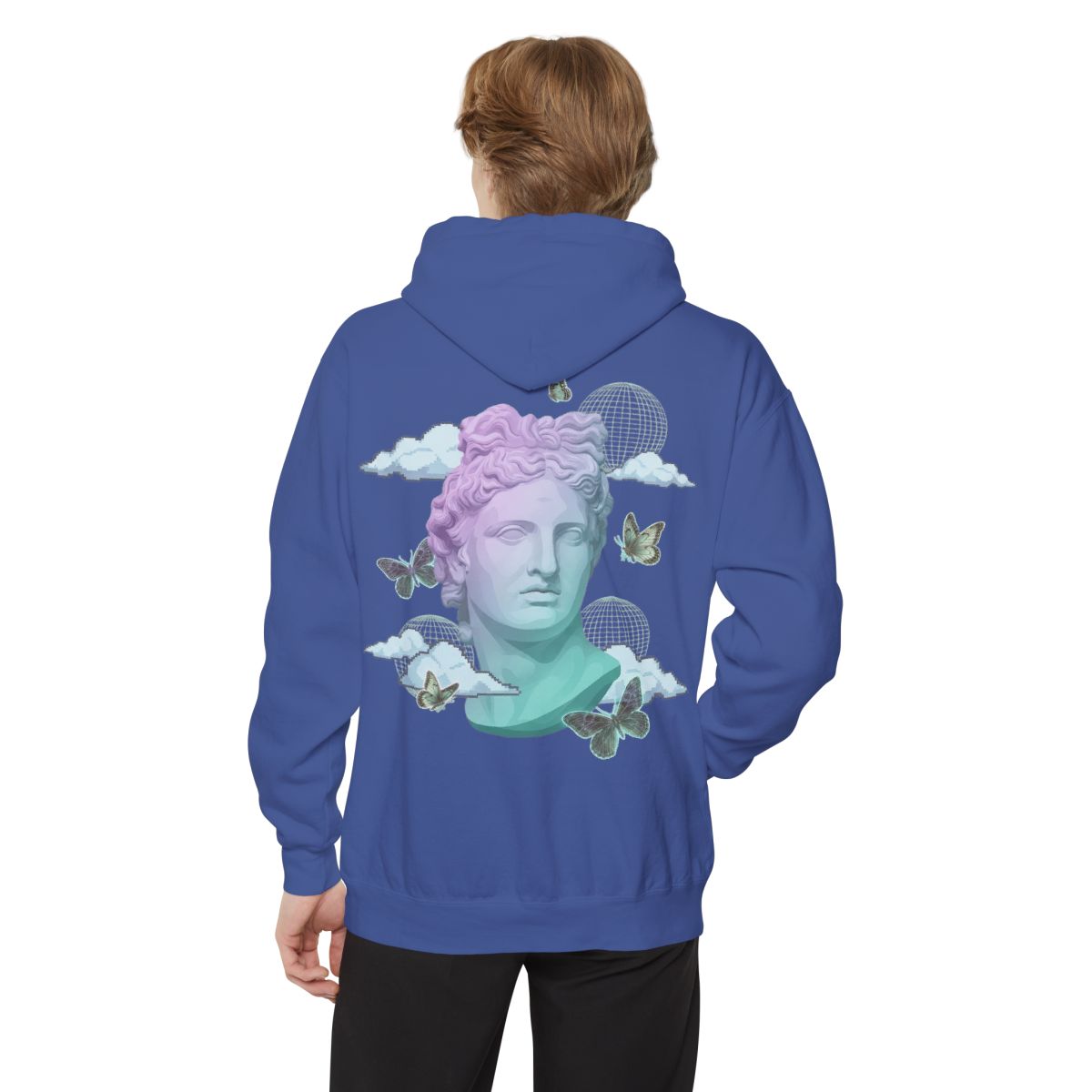 Color: Flo Blue | Dreamscape Garment-Dyed Hoodie