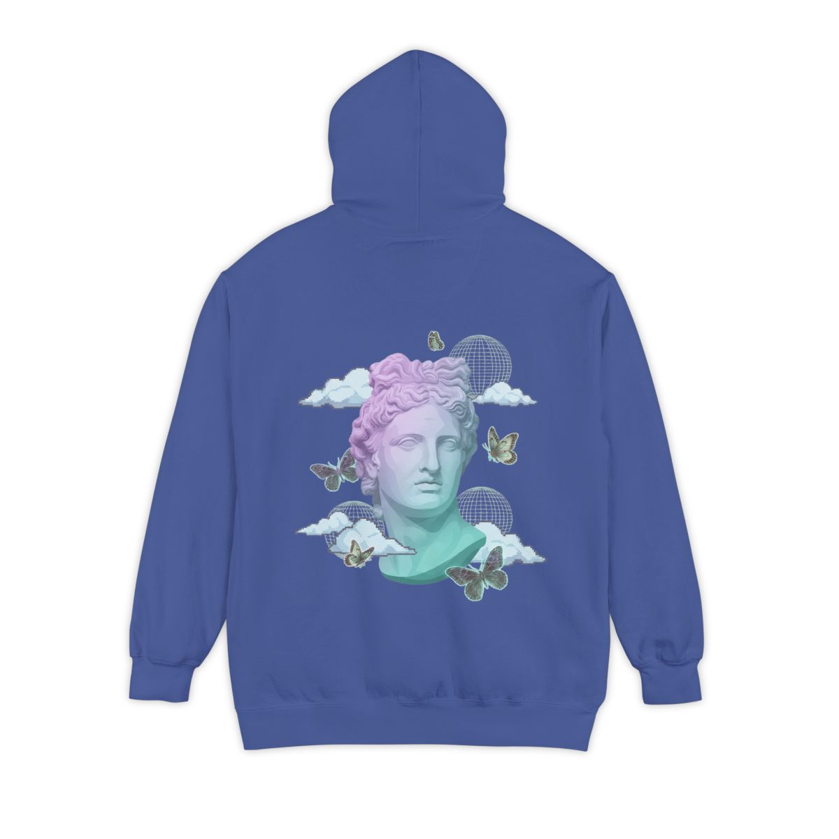 Color: Flo Blue | Dreamscape Garment-Dyed Hoodie