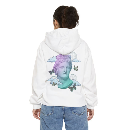 Color: White | Dreamscape Garment-Dyed Hoodie
