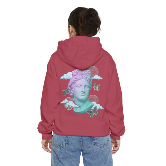 Color: Crimson | Dreamscape Garment-Dyed Hoodie
