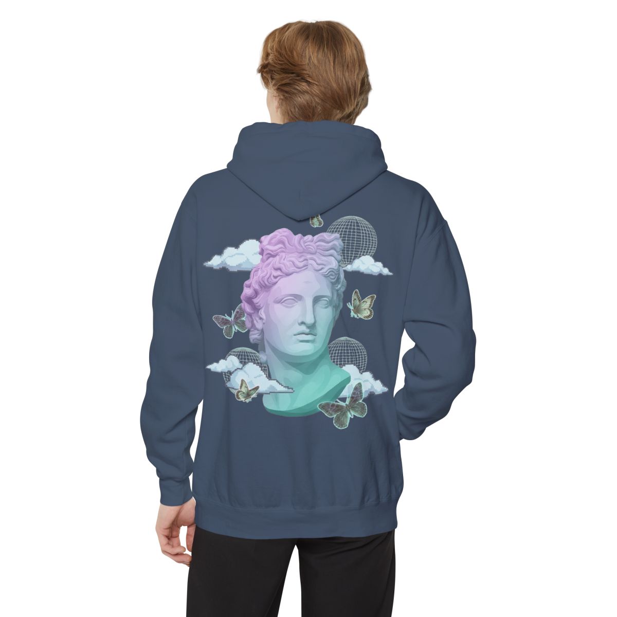 Color: Denim | Dreamscape Garment-Dyed Hoodie